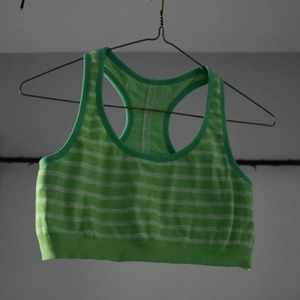 Green striped Jockey bra